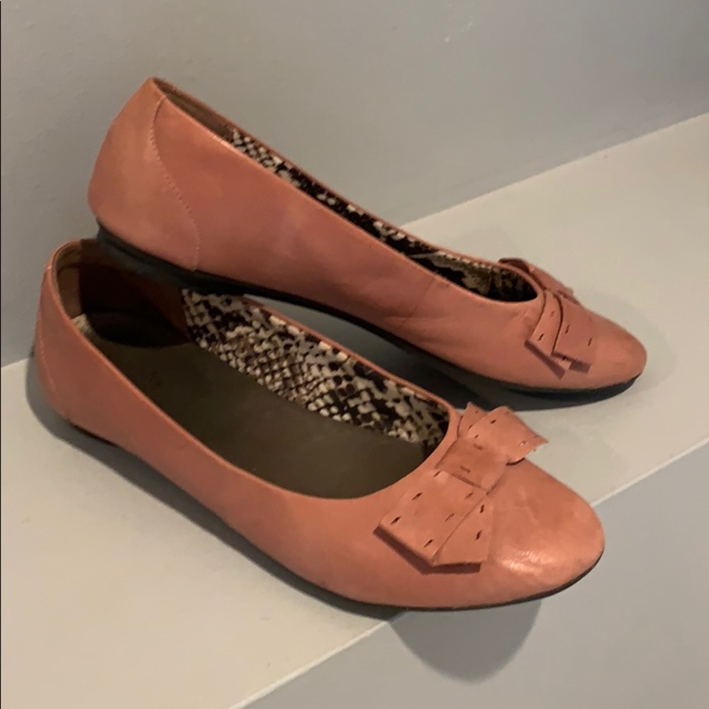 CLARKS BALLERINA FLATS Leather Size 11M